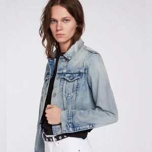 ALL SAINTS Hay denim Jacket XS extra small jean
